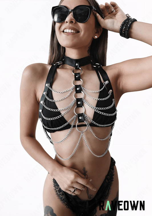 Harnais Chaîne et Anneaux | Sm.Rave