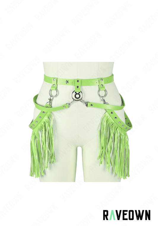 Harnais Cowboy Hanches | BohoRave Vert / Unique