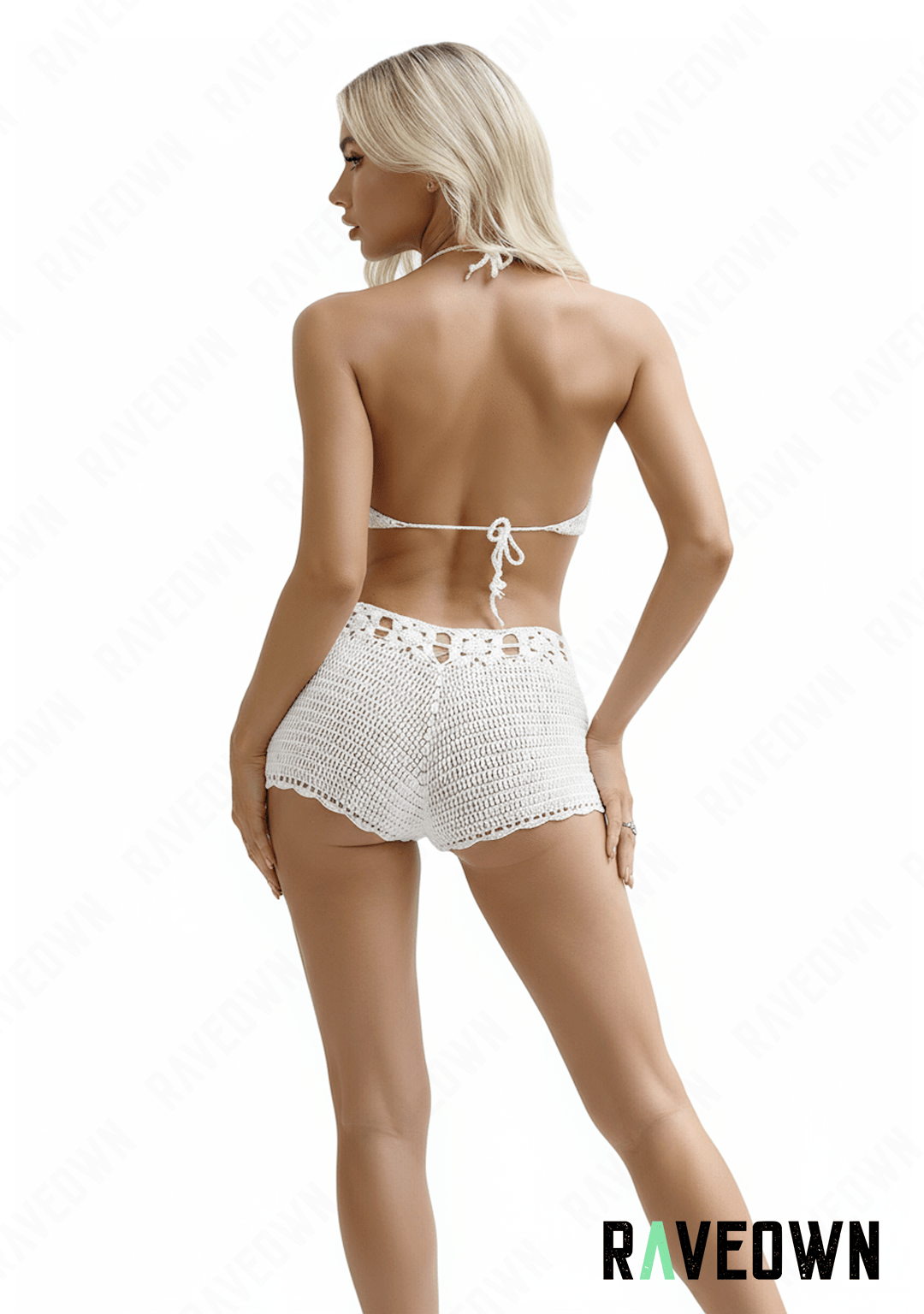 Haut & Short Crochet avec Pompons | Hippie BOHO