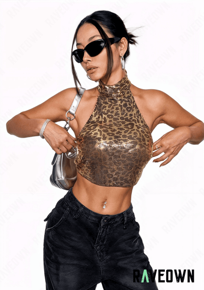 Haut Techno Léopard | Sauvage | RAVEOWN