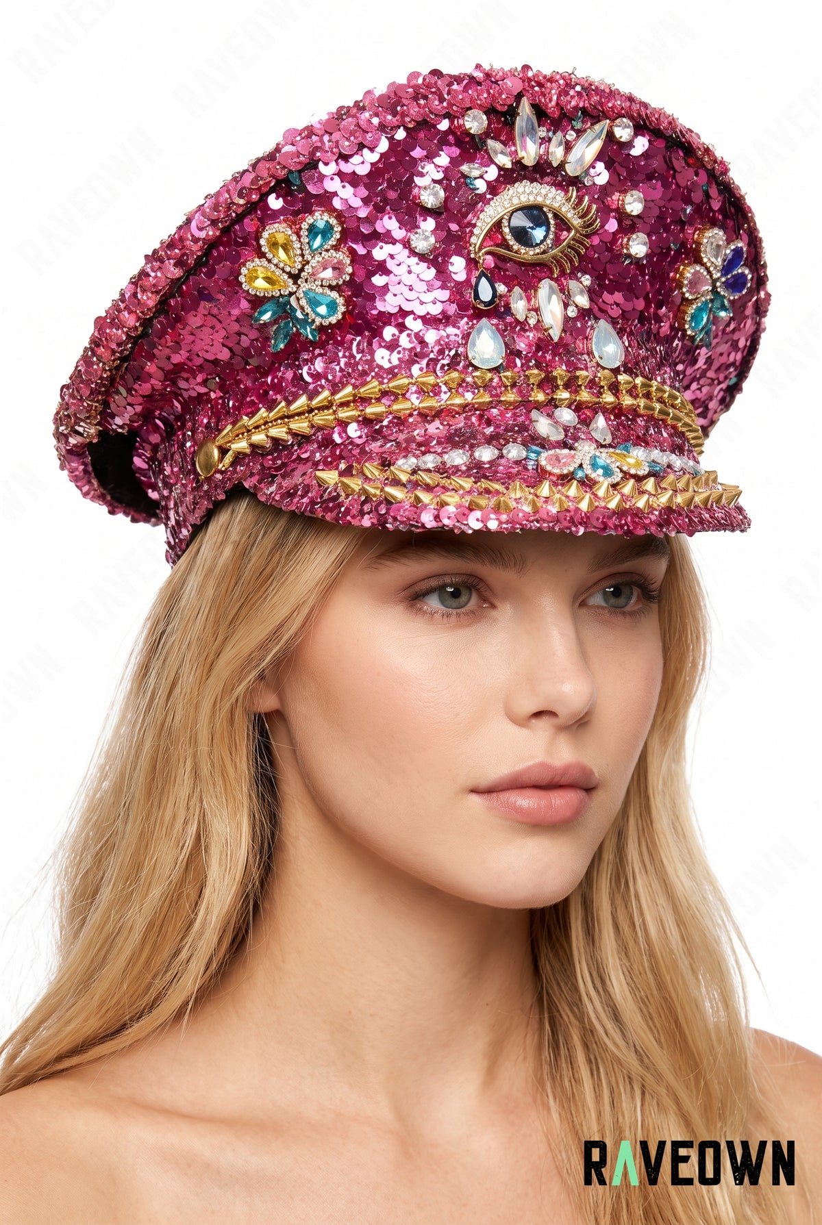 Casquette Festival Rose Œil Mystique | Mystic Eye
