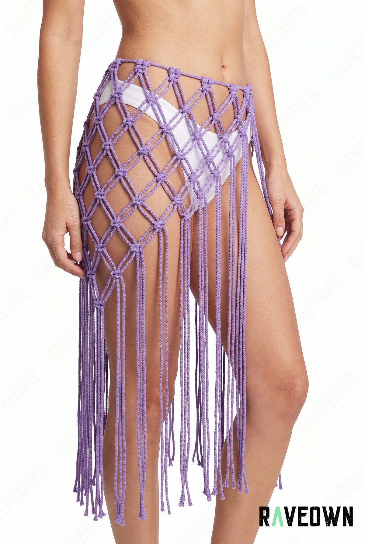Ceinture Festival Macramé Longue | Desert Flow