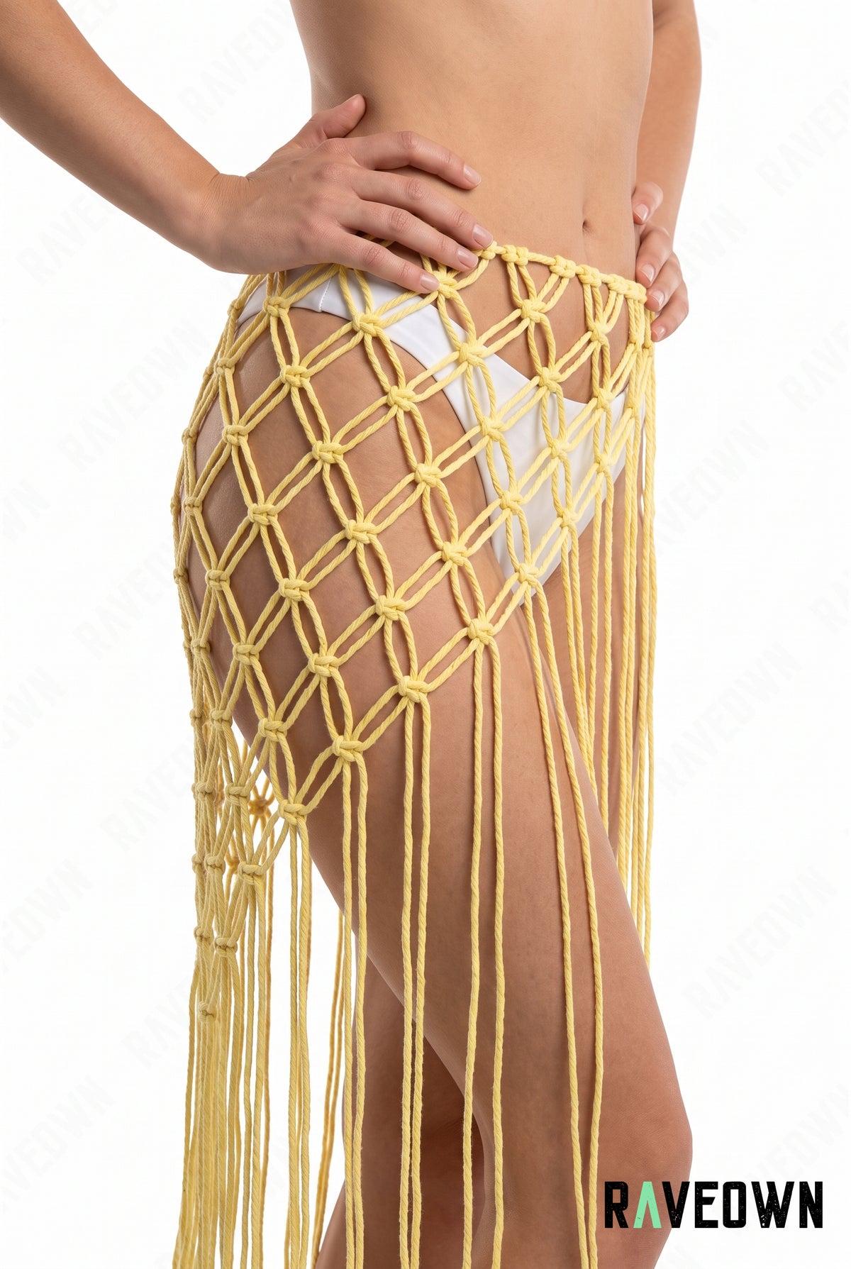 Ceinture Festival Macramé Longue | Desert Flow