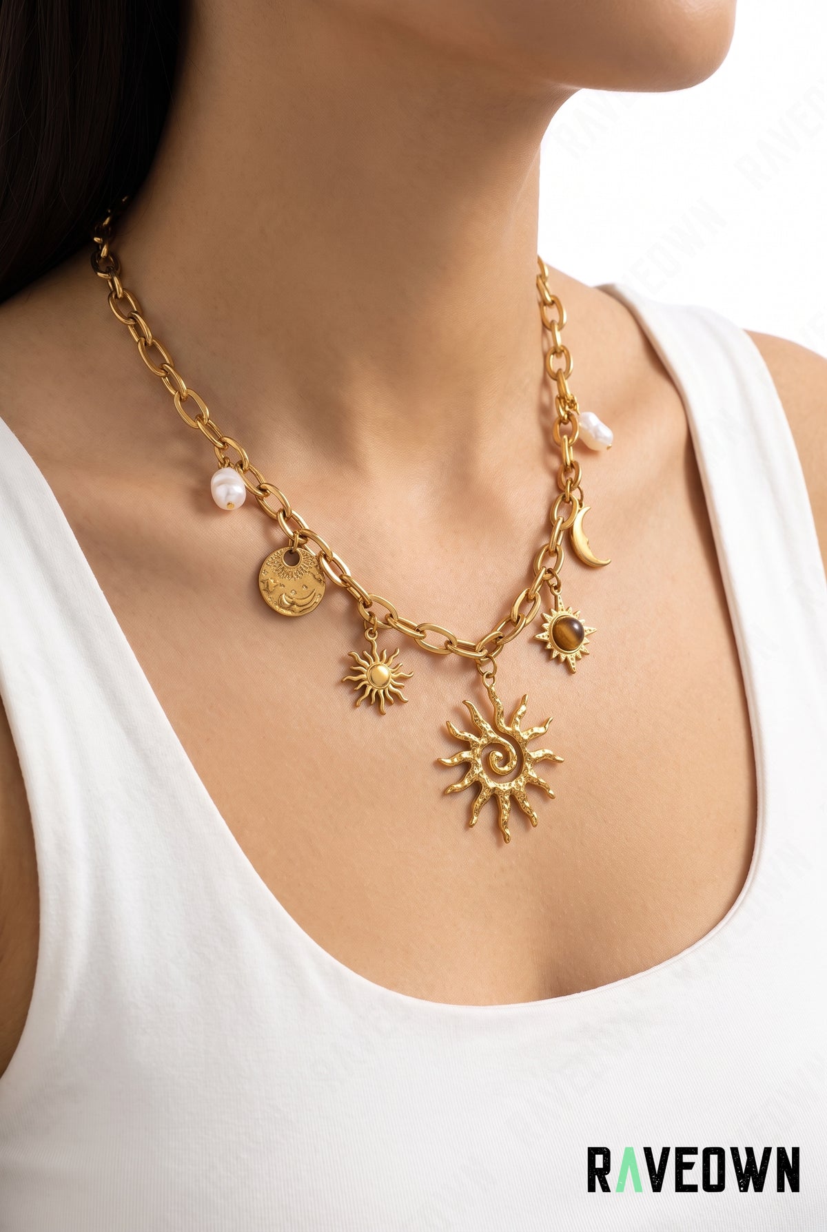 Collier Lune et Soleil | Mystic Temple
