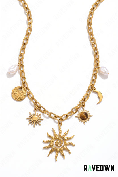 Collier Lune et Soleil | Mystic Temple