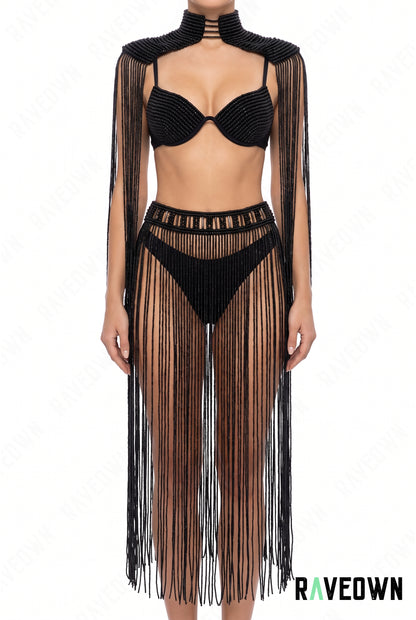Ensemble Crochet Noir | Mystic Temple