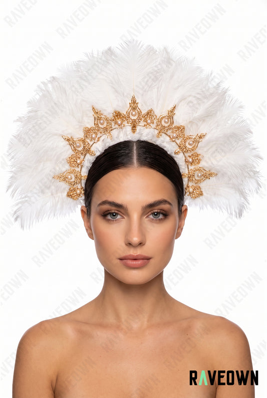 Couronne Festival à Plumes | Divine Temple
