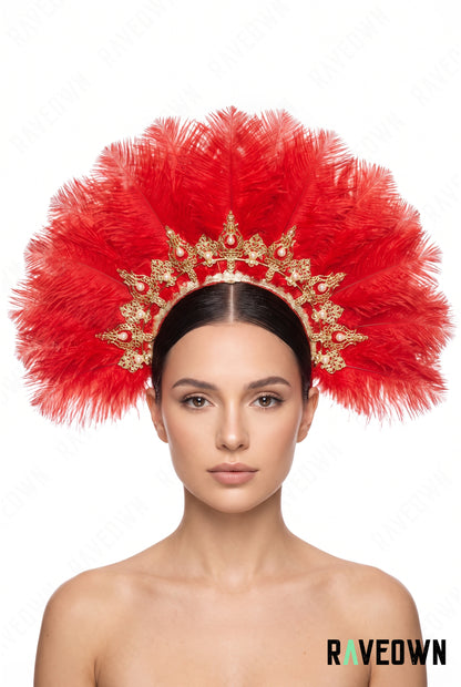 Couronne Festival à Plumes | Divine Temple