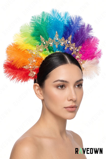 Couronne Festival à Plumes | Divine Temple