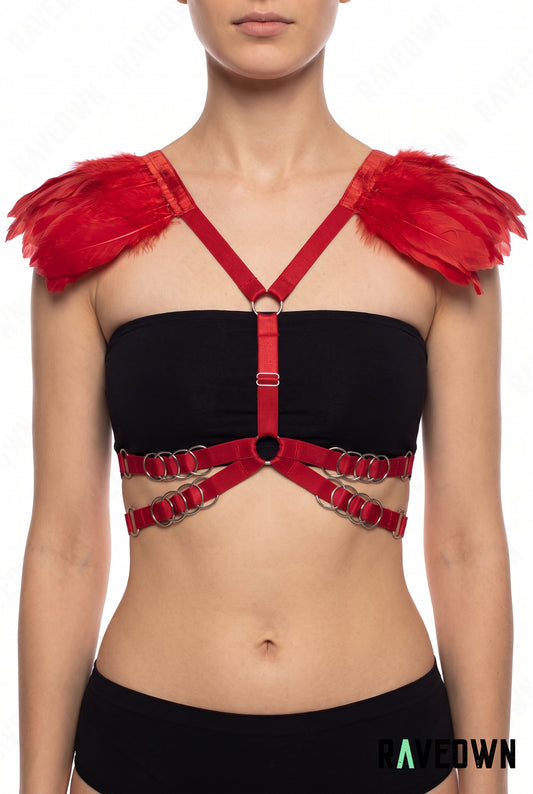 Haut Bustier Plume | Mystic Temple