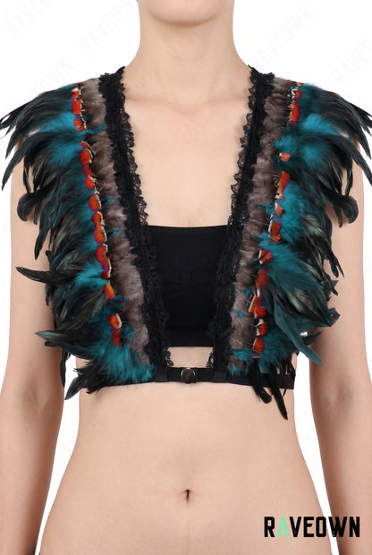 Haut avec Plumes | Mystic Temple