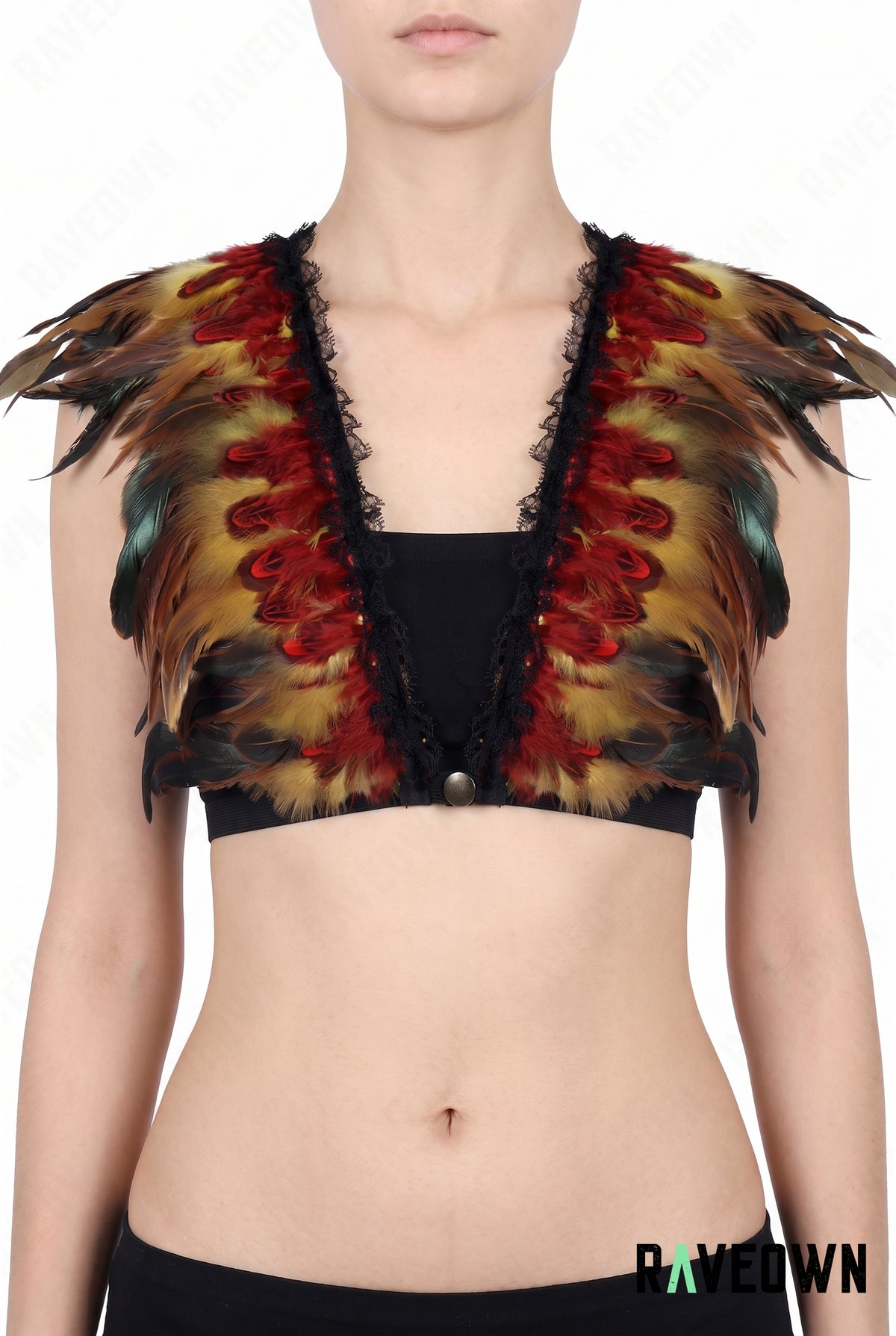 Haut avec Plumes | Mystic Temple
