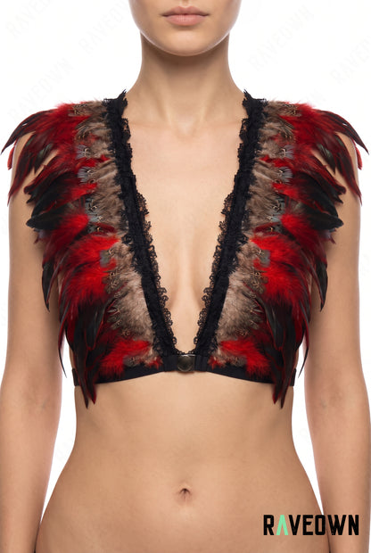 Haut avec Plumes | Mystic Temple