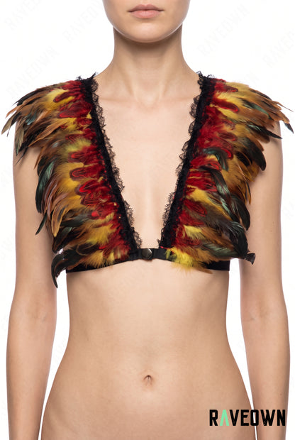 Haut avec Plumes | Mystic Temple