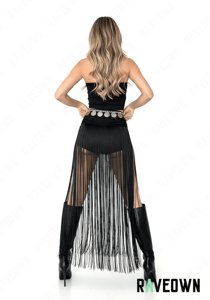 Jupe Longue à Franges | BOHO Spirit