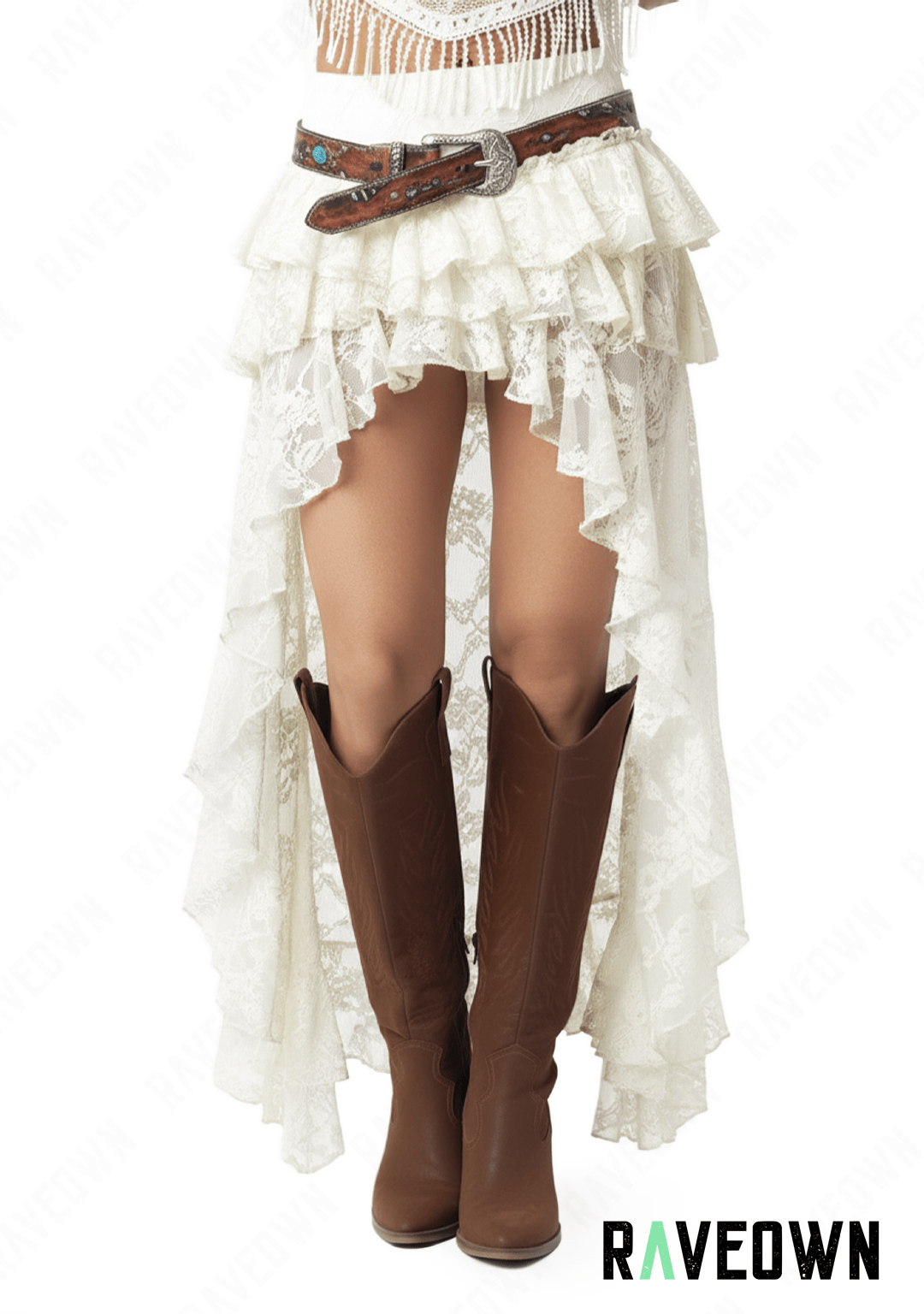 Jupe Longue Dentelle Bohème | BOHO Wild West