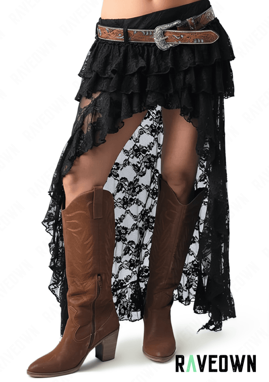 Jupe Longue Dentelle Bohème | BOHO Wild West