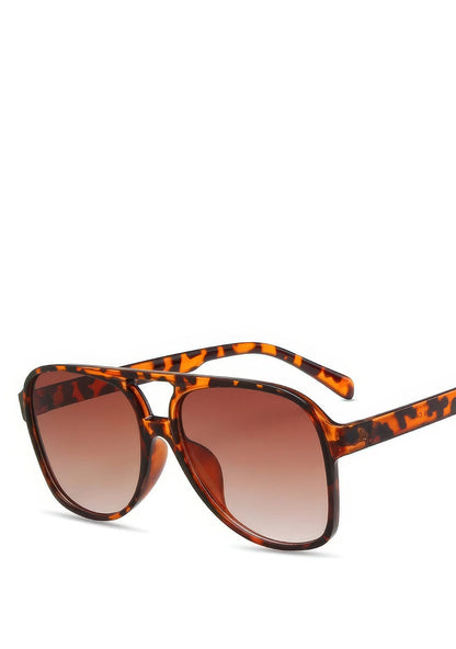 Lunette Vintage K6 Léopard et Thé foncé