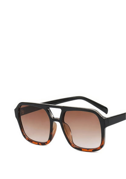 Lunette Vintage K7 Noir Léopard thé