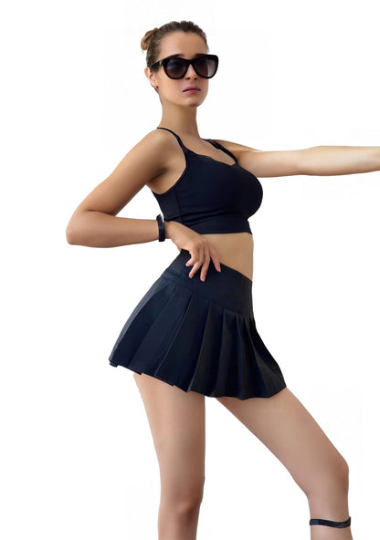 Mini Jupe taille haute Plissée | Classic Rave