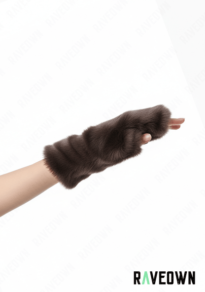 Mitaine Femme Fausse Fourrure | Rave.In.Fur