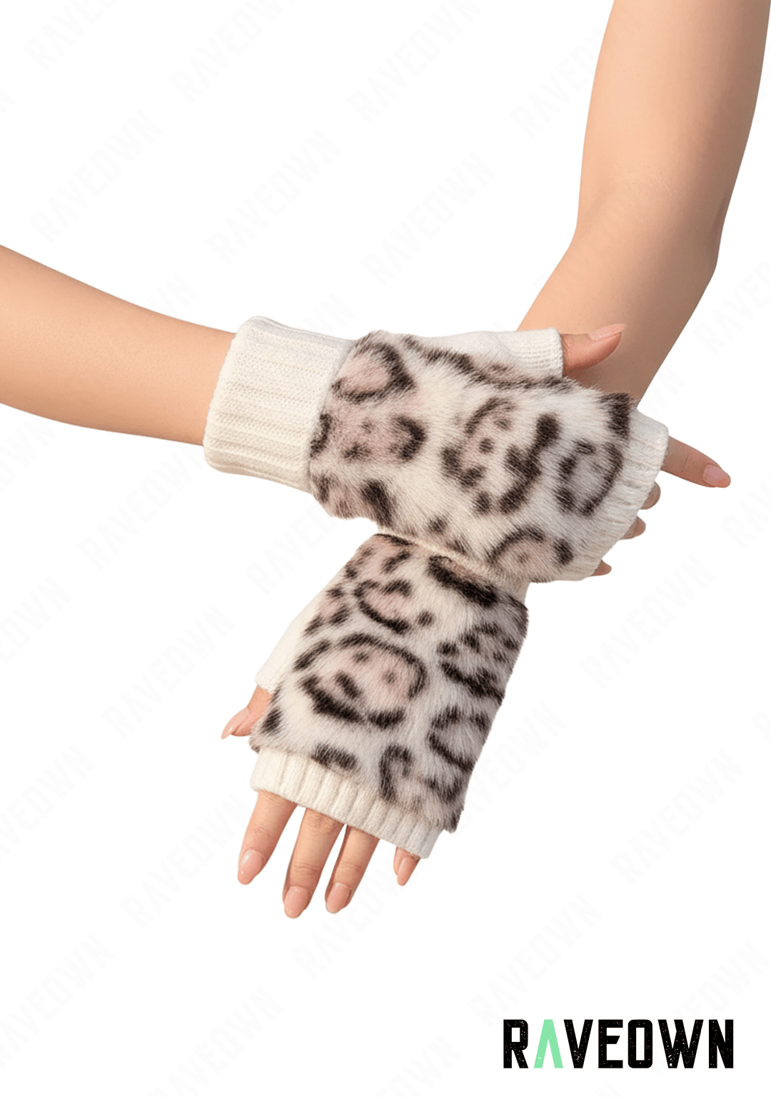 Mitaine Léopard en Fourrure | Rave.In.Fur