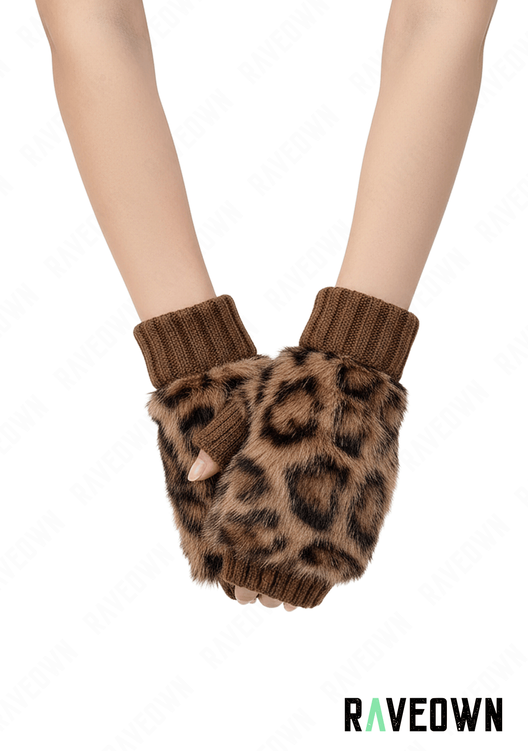 Mitaine Léopard en Fourrure | Rave.In.Fur