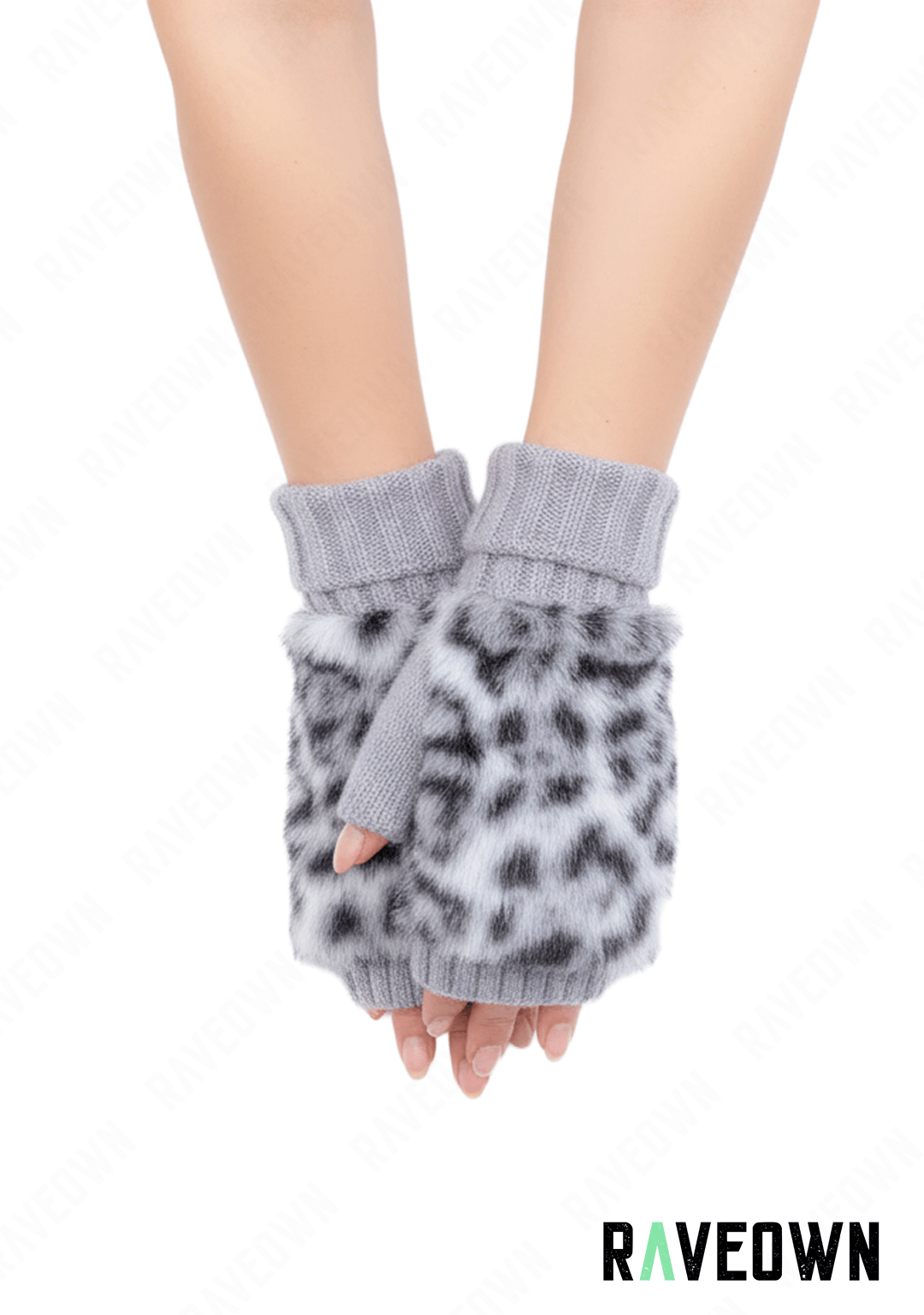 Mitaine Léopard en Fourrure | Rave.In.Fur