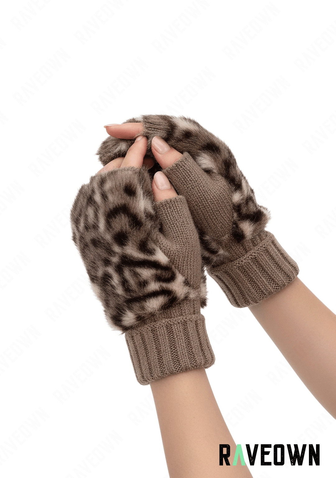 Mitaine Léopard en Fourrure | Rave.In.Fur