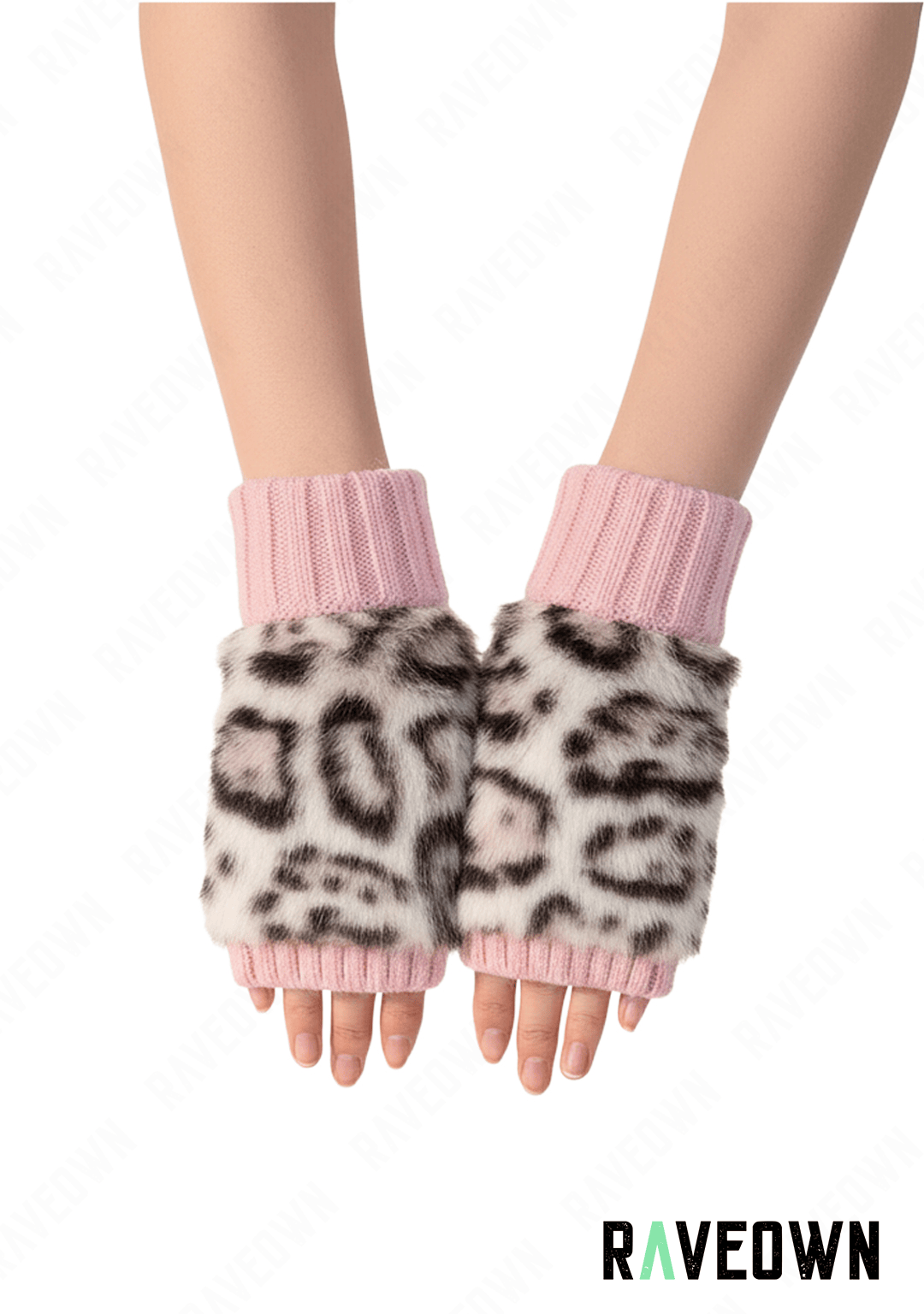 Mitaine Léopard en Fourrure | Rave.In.Fur