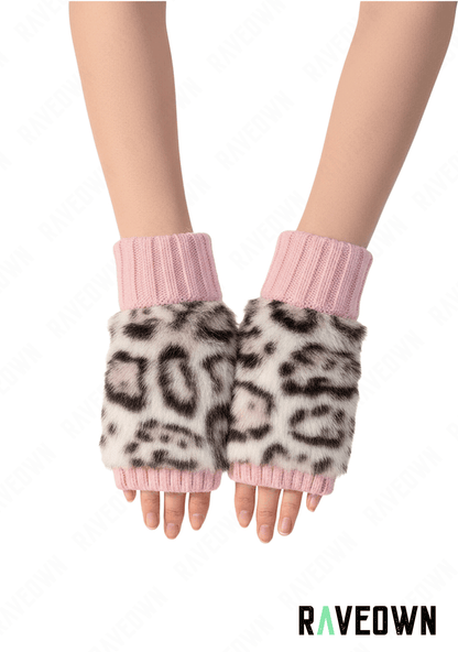 Mitaine Léopard en Fourrure | Rave.In.Fur