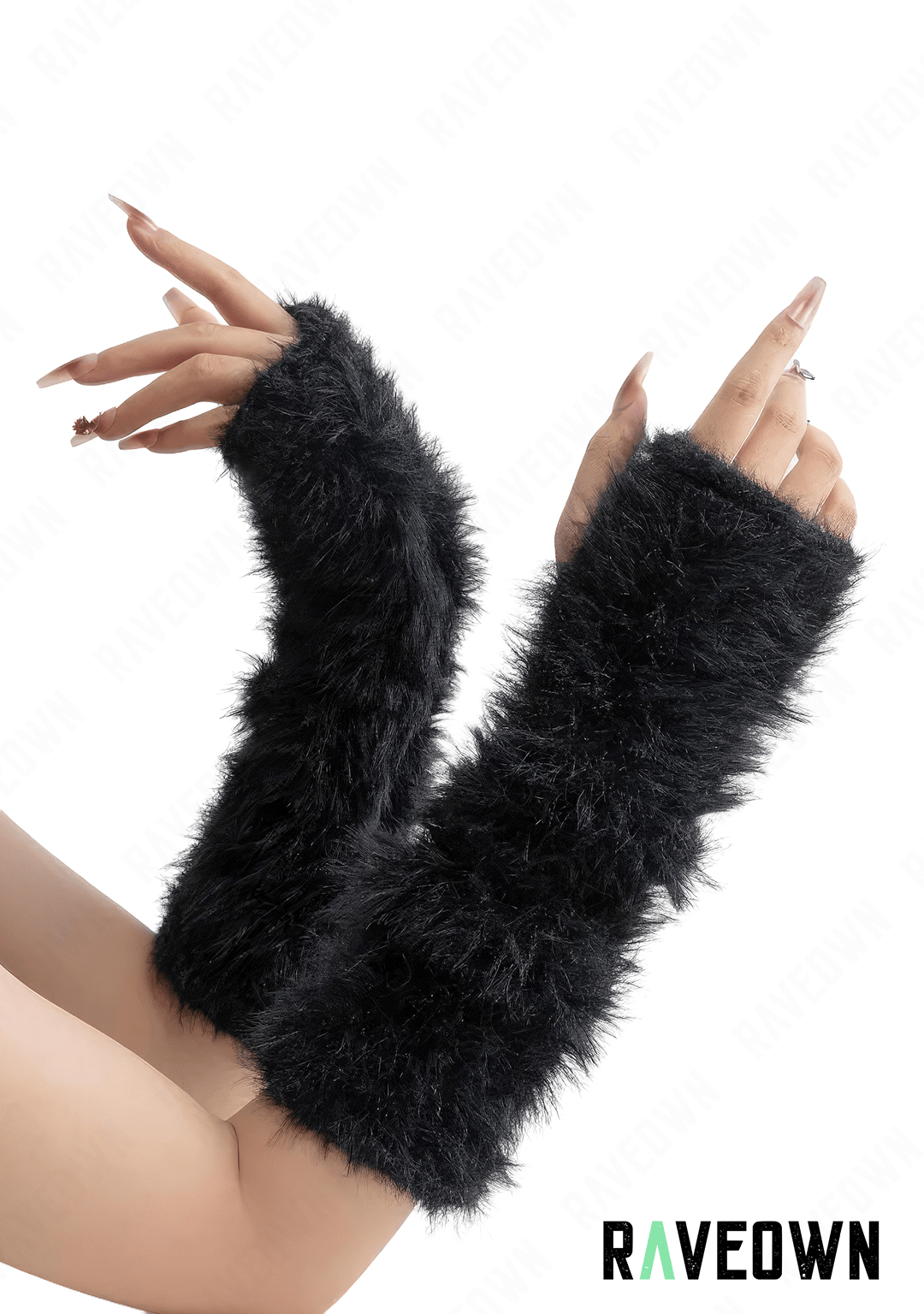 Mitaines Longues Fourrures | Rave.In.Fur