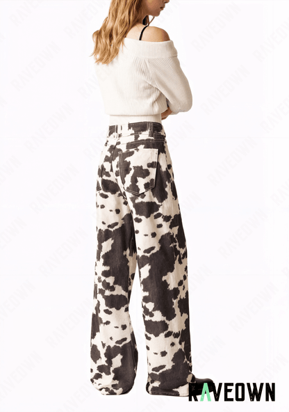 Pantalon Imprimé Vache | Sauvage | RAVEOWN