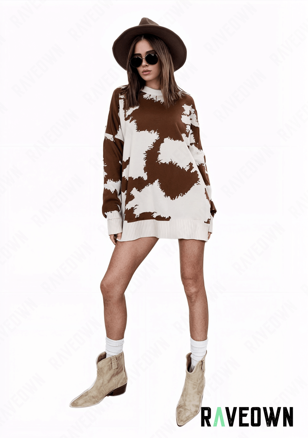 Pull Large Vache | Sauvage | RAVEOWN