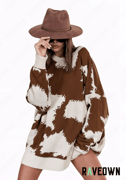 Pull Large Vache | Sauvage | RAVEOWN