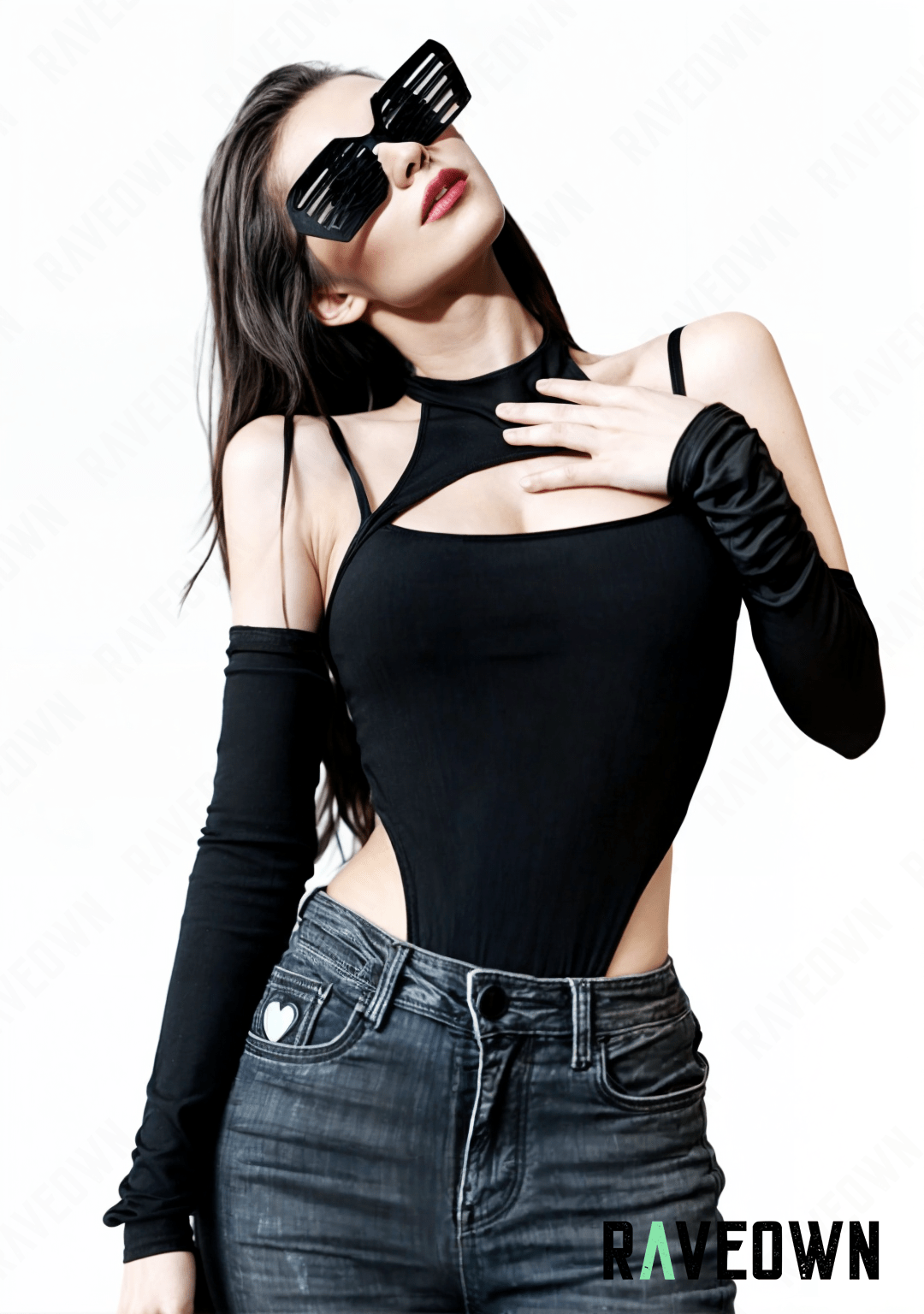 RAVEOWN | Body Femme noir | G.Rave