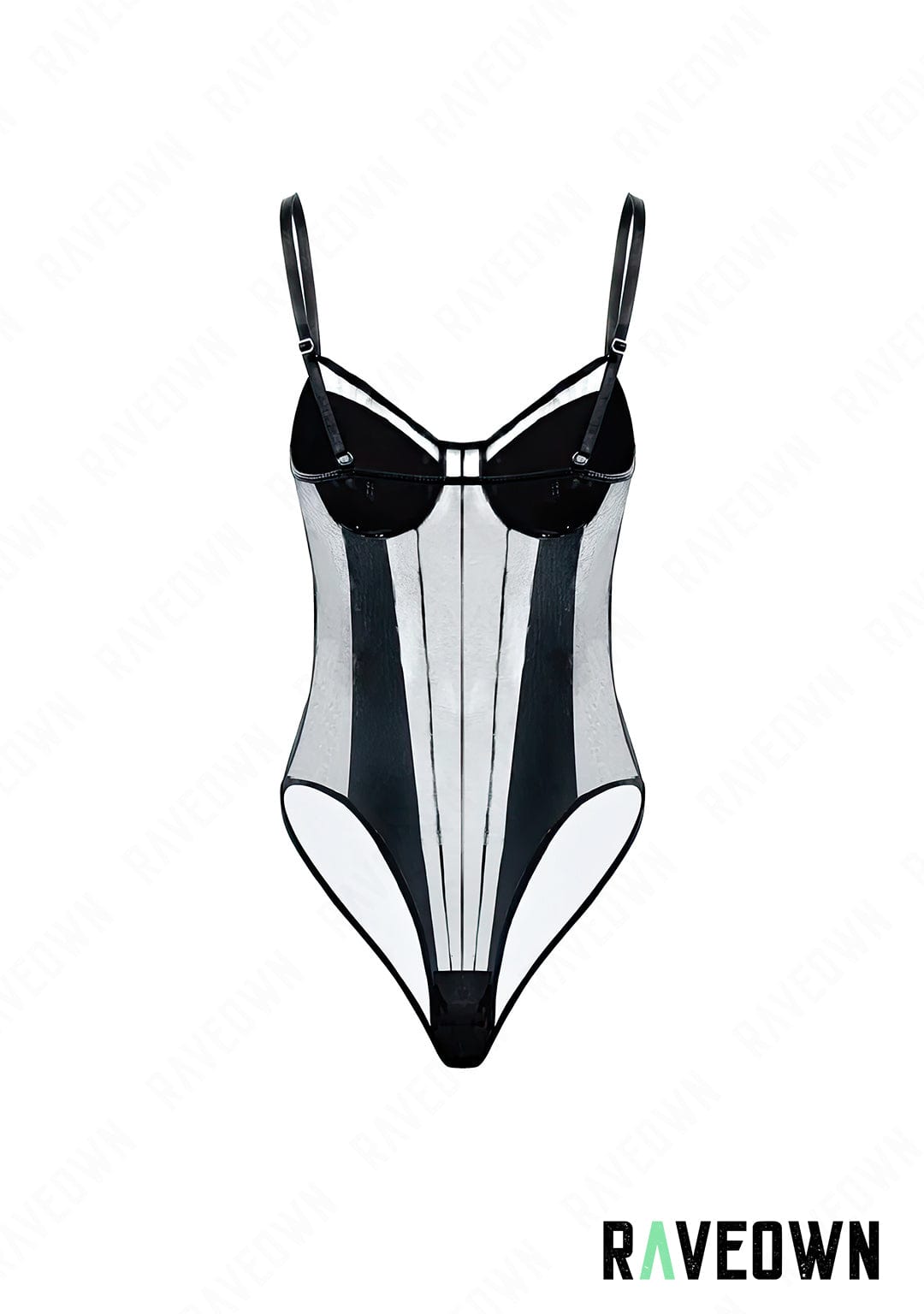 RAVEOWN | Body noir à bonnets | EchoRave