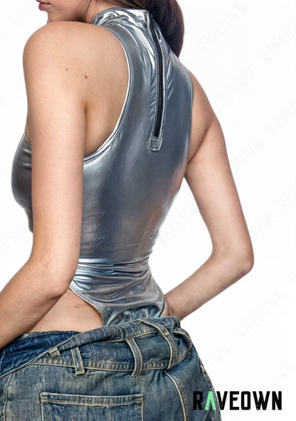 RAVEOWN | Bodysuit Argenté | MOON SILVER