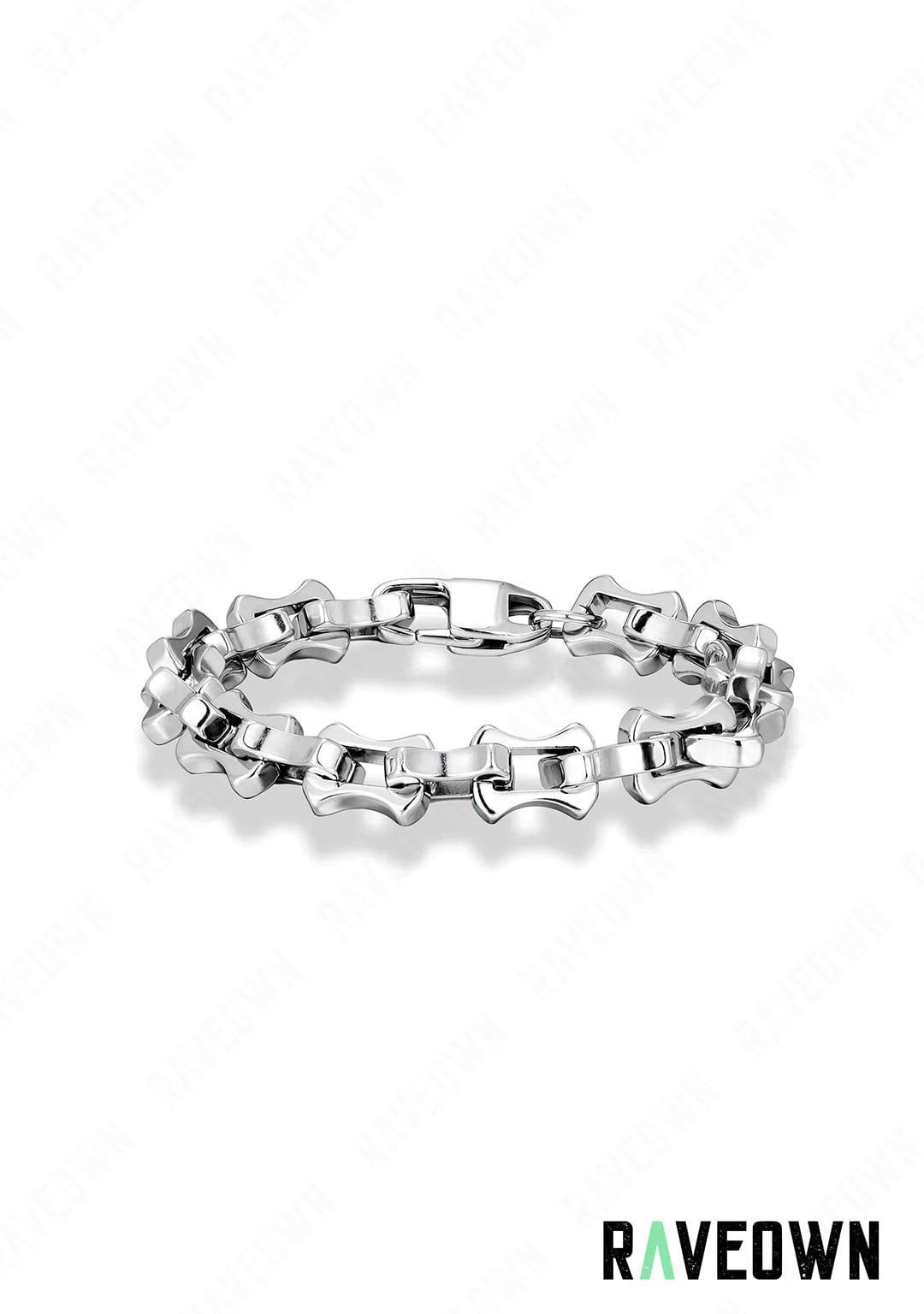 RAVEOWN | Bracelet Chaîne Maillage | RÆVEN Argenté / 19cm