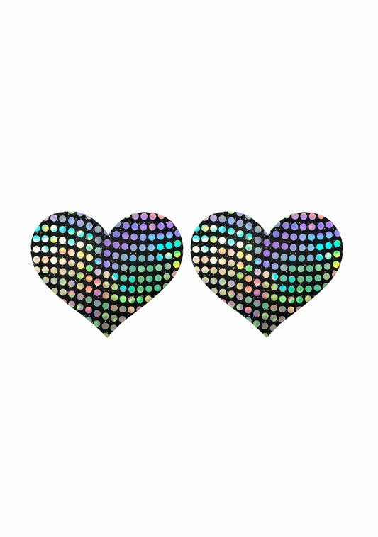 RAVEOWN | Cache-Têtons Cœur | Disco 1pair 5 / one Taille