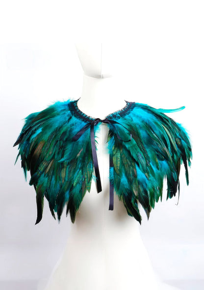 Cape Épaule à Plumes | RavenGlow