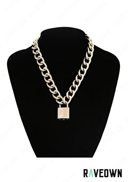 RAVEOWN | Collier Chaîne Cadenas | RÆVEN Doré