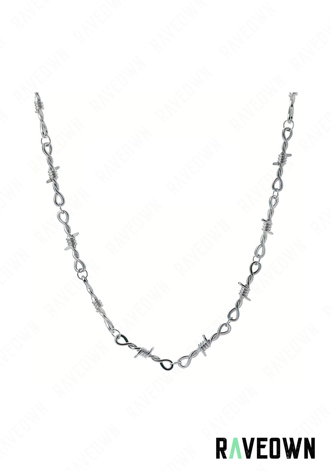 RAVEOWN | Collier Fin Barbelé | RÆVEN Acier