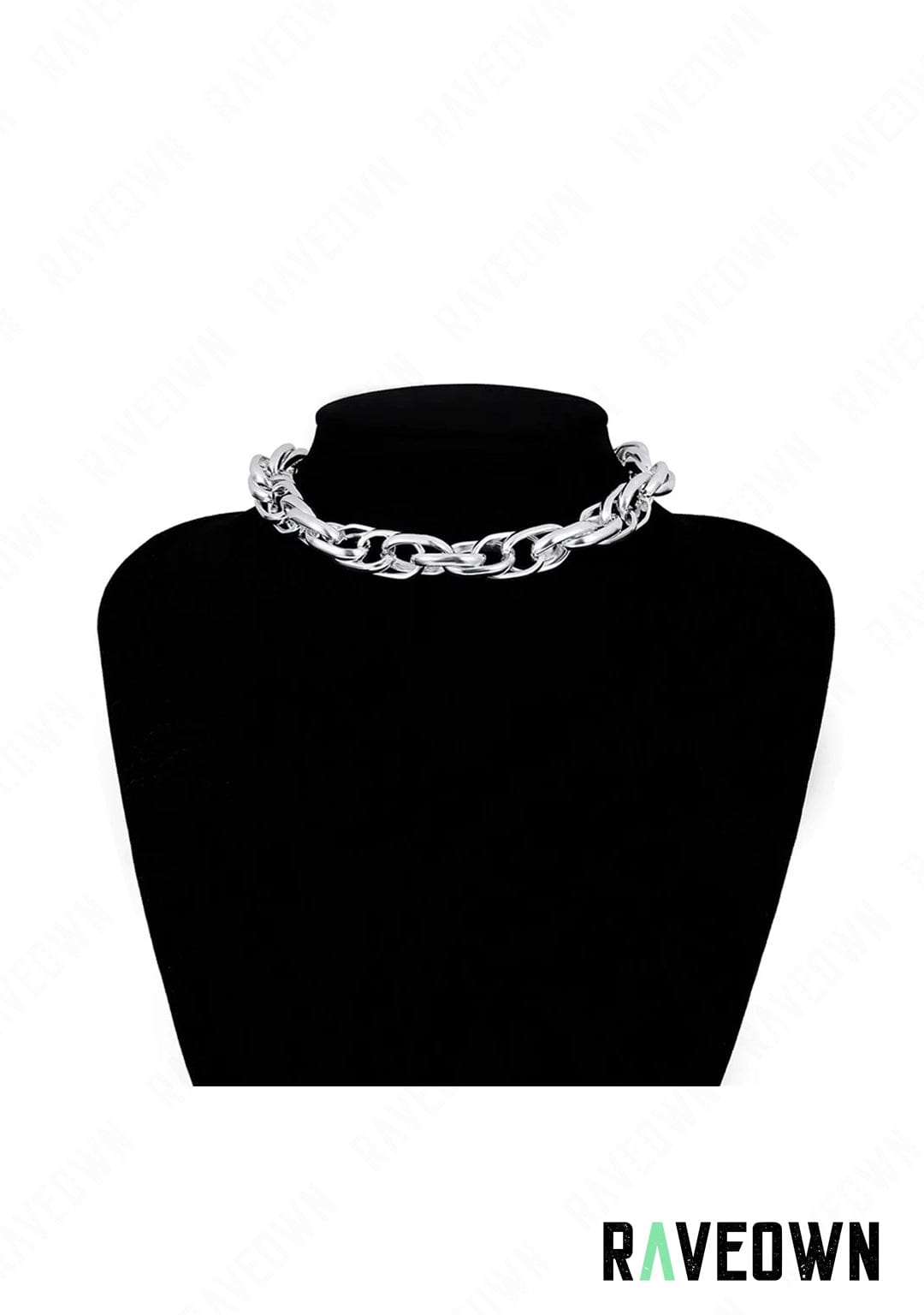 RAVEOWN | Collier Grosse Chaîne Femme | Nektra Argenté