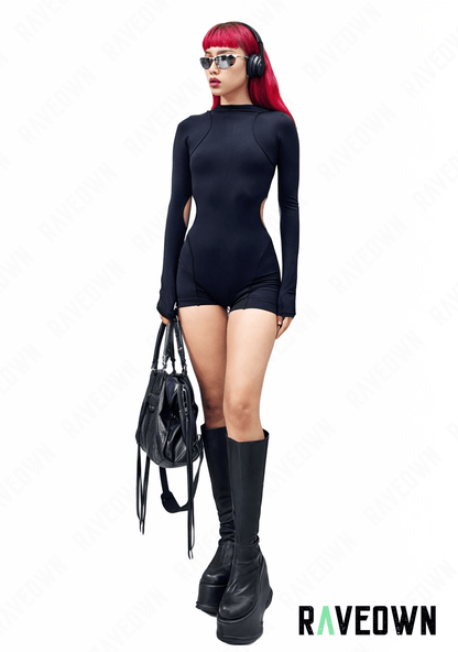 Combi Short Noir | Go.Rave