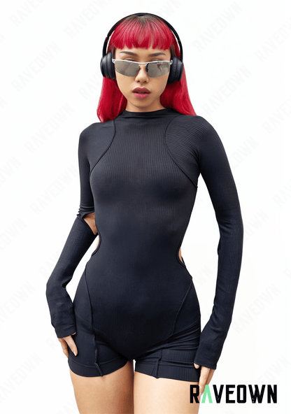 RAVEOWN | Combi Short Noir | Go.Rave