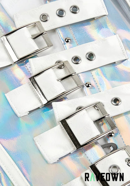 RAVEOWN | Corset | MOON SILVER Holo
