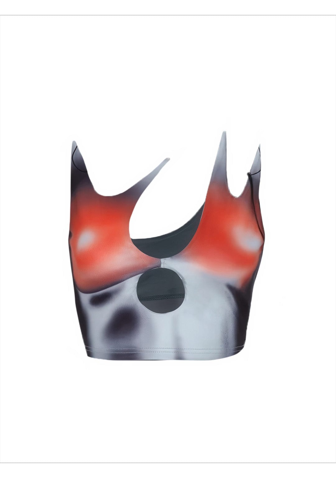 RAVEOWN | Crop Top Découpe Rave | Abstract