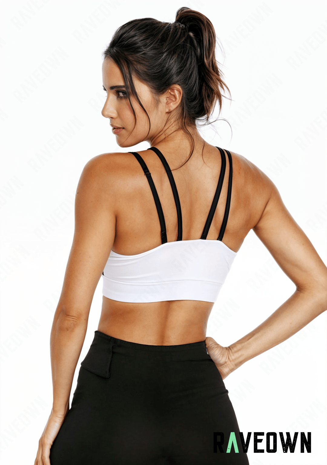 RAVEOWN | Croptop Rave Noir et Blanc | GoRave