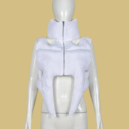 RAVEOWN | Doudoune Sans Manche Femme | Festival Rave Blanc / S